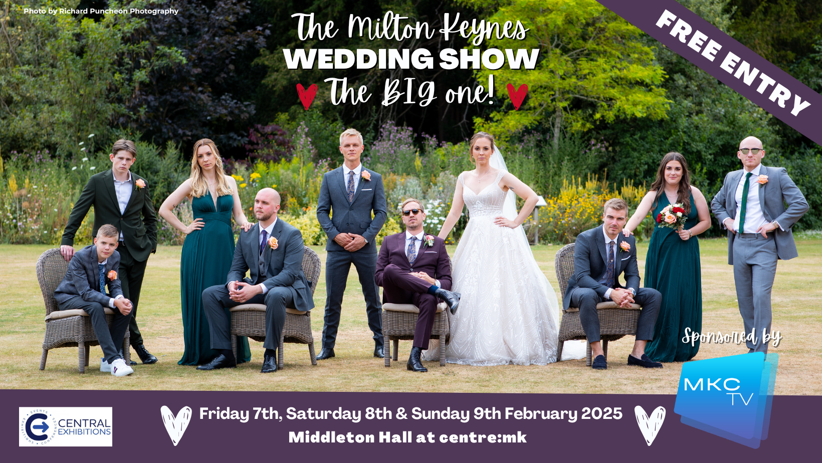 Milton Keynes Wedding Show THE BIG ONE - Friday 7th - Sunday 9th February 2025, centre:mk